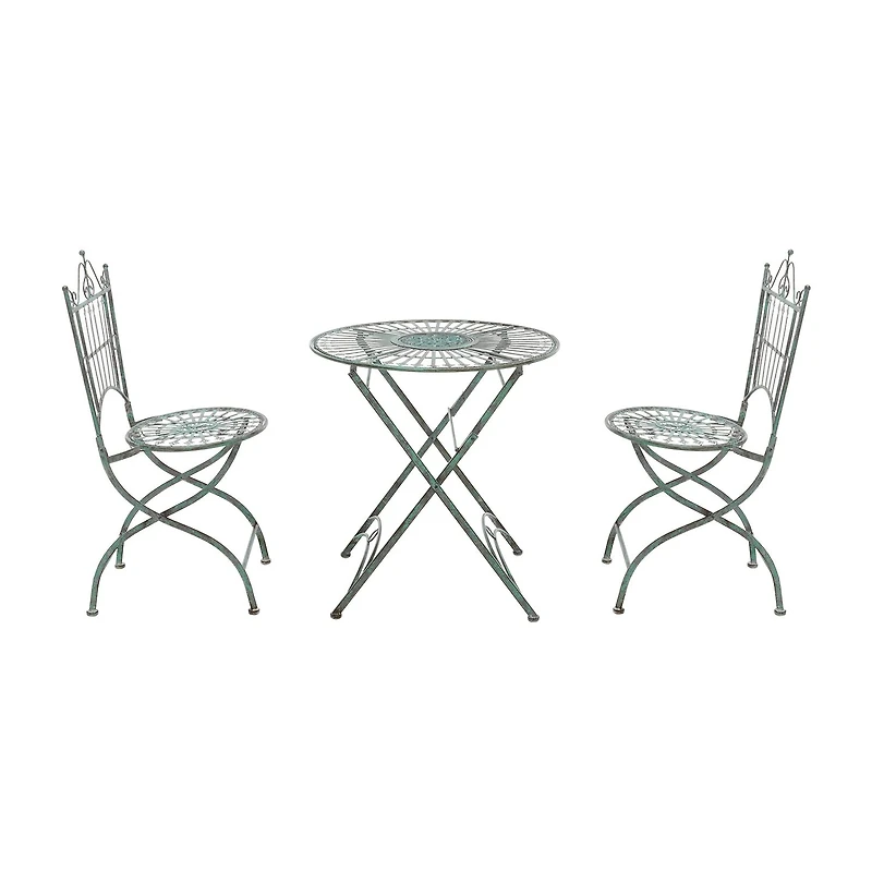 Safavieh Belen Patio Collection 3-pc. Bistro Set Folding