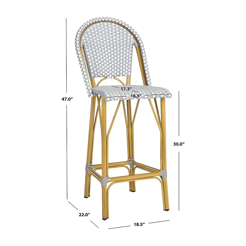 Safavieh Ford Patio Collection Bar Stool
