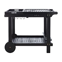 Safavieh Orland Patio Collection Wood-Top Serving Cart