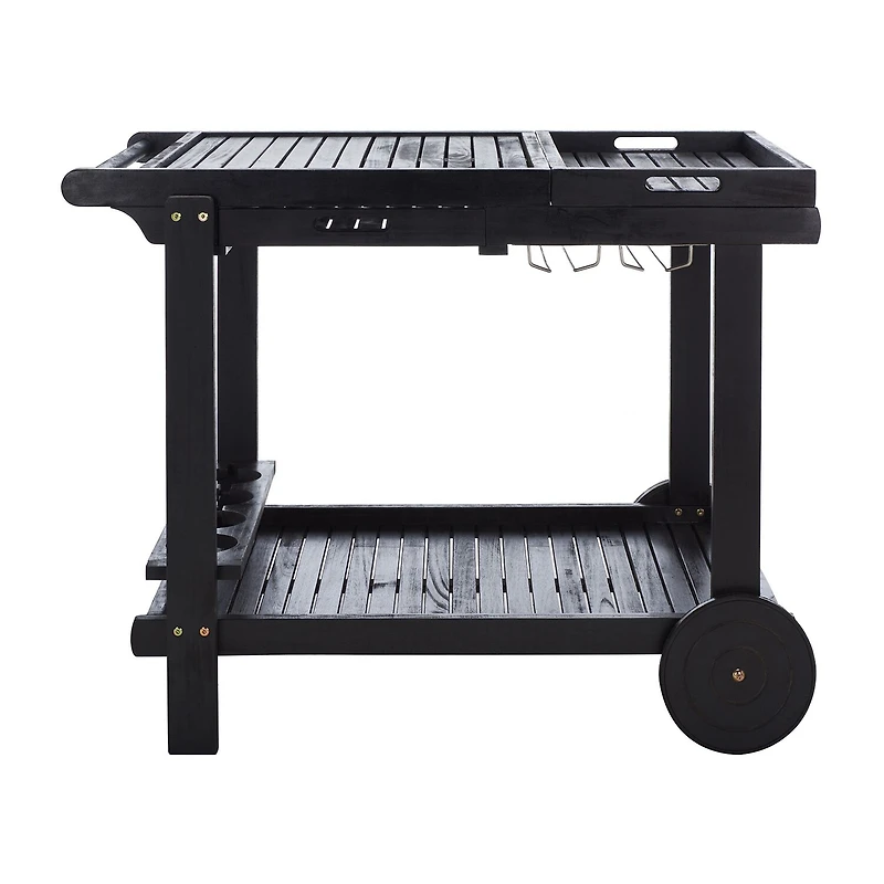 Safavieh Orland Patio Collection Wood-Top Serving Cart