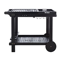 Safavieh Orland Patio Collection Wood-Top Serving Cart