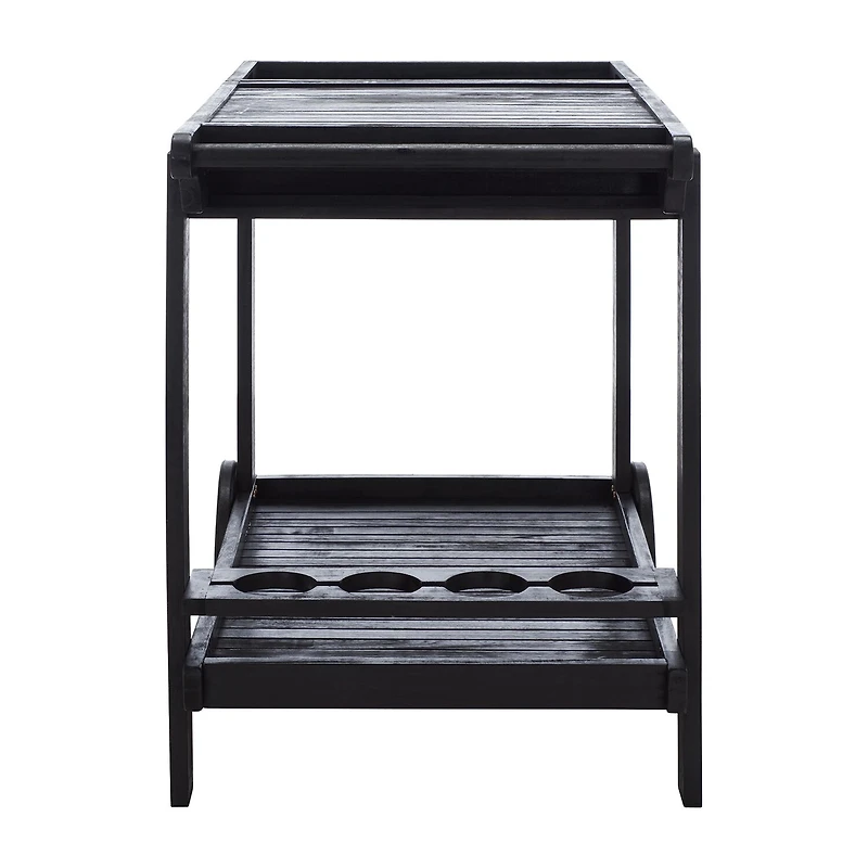 Safavieh Orland Patio Collection Wood-Top Serving Cart