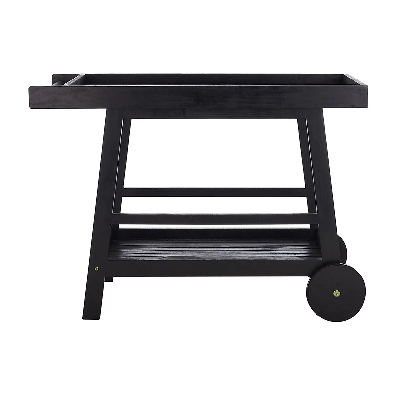 Safavieh Renzo Patio Collection Wood-Top Serving Cart