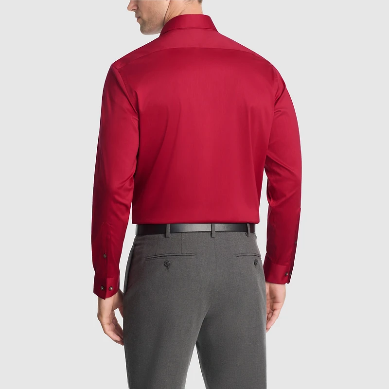 Van Heusen Ultra Flex Mens Slim Fit Stretch Fabric Wrinkle Free Long Sleeve Dress Shirt