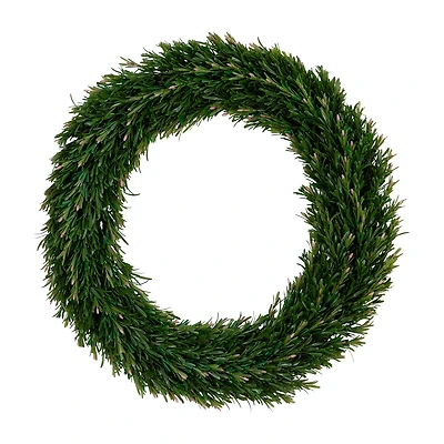 Nearly Natural 24in. Green Rosemary Wreath