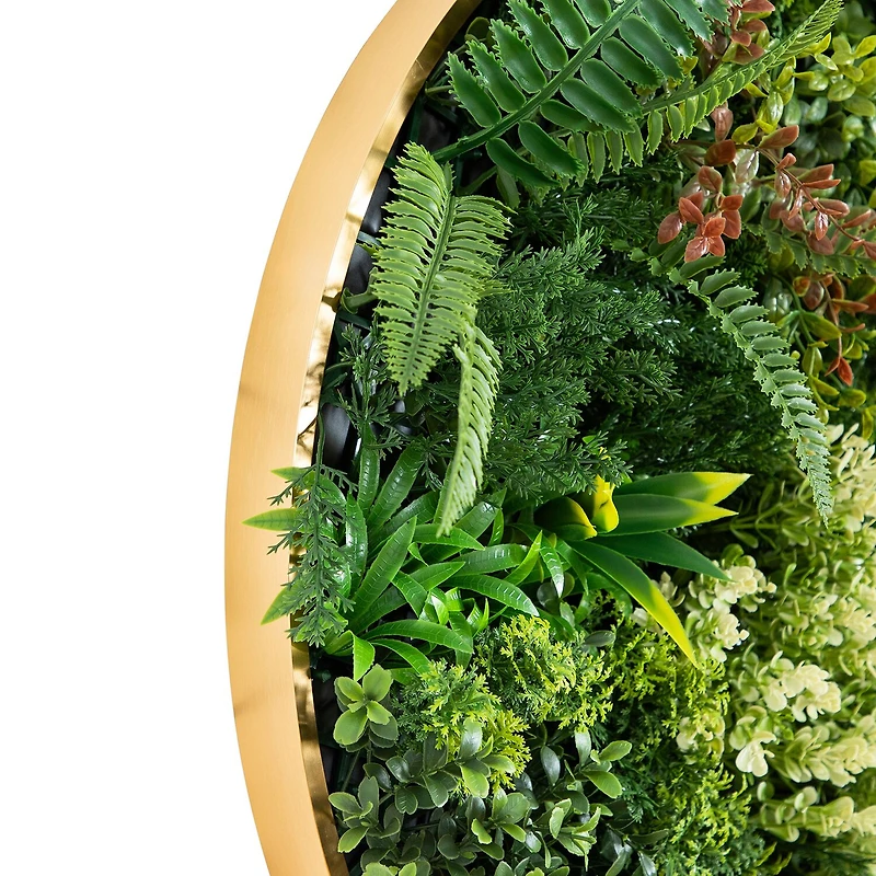 Nearly Natural 20in. X 20in. Green Queensland Rainforest Wall Panel Artificial Plant