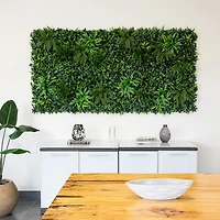 Nearly Natural 40in. X 40in. Green Andean Cloud Forest Wall Panel Artificial Plant