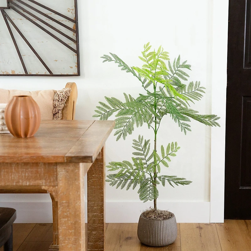 Nearly Natural 3.5ft. Green Minimalist Jacaranda Artificial Plant