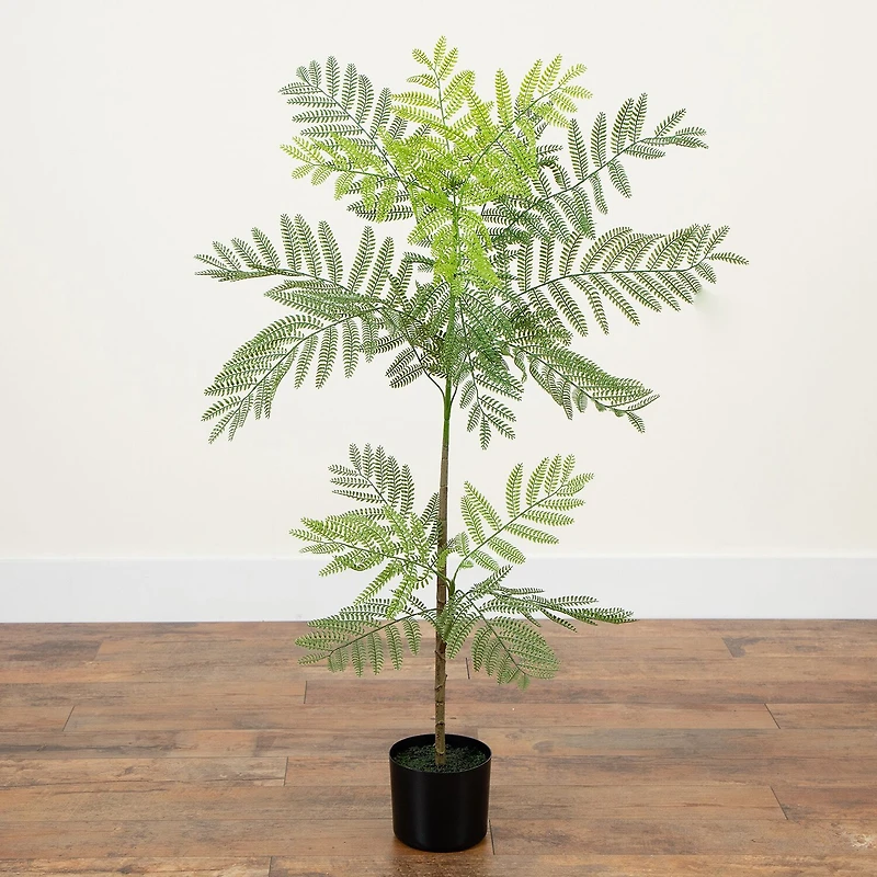 Nearly Natural 3.5ft. Green Minimalist Jacaranda Artificial Plant
