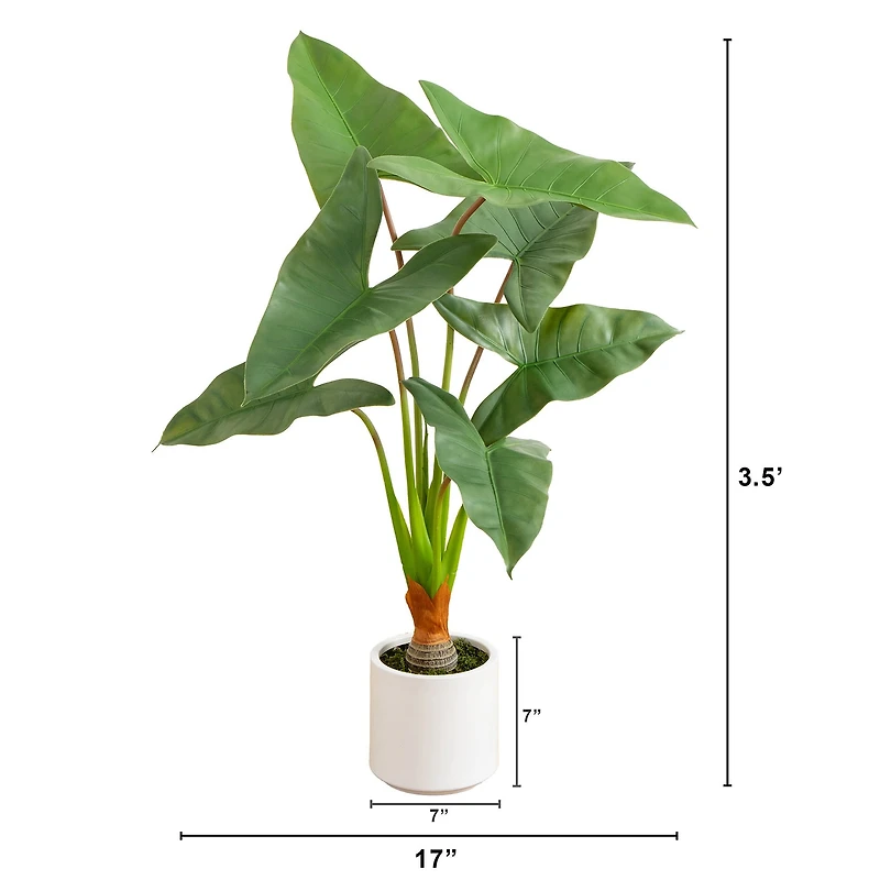 Nearly Natural 3.5ft. Green Philodendron Artificial Plant