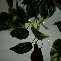 Nearly Natural 24in. Green Lighted Pothos Artificial Plant