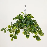 Nearly Natural 24in. Green Lighted Pothos Artificial Plant