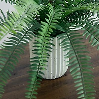 Nearly Natural 16in Green Fern Artificial Plant