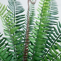 Nearly Natural 16in Green Fern Artificial Plant