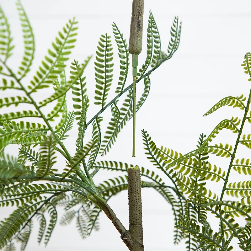 Nearly Natural 5ft. Green Minimalist Jacaranda Artificial Plant