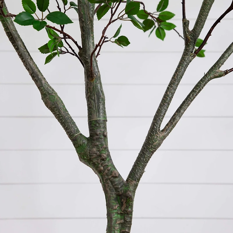 Nearly Natural 10ft. Green Minimalist Citrus Indoor Artificial Tree