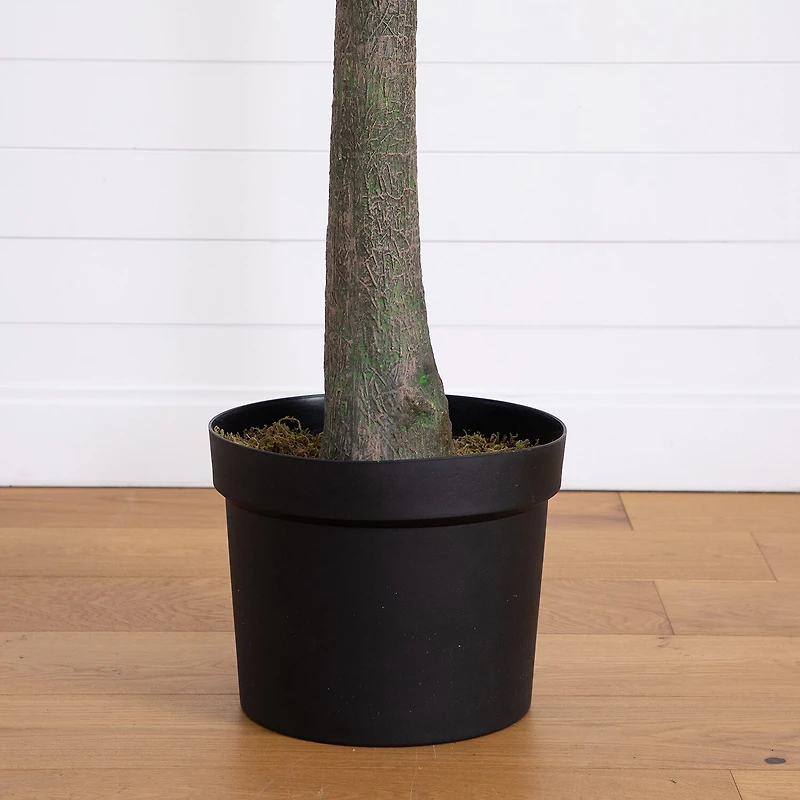 Nearly Natural 12ft. Green Eucalyptus Indoor Artificial Tree