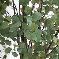 Nearly Natural 12ft. Green Eucalyptus Indoor Artificial Tree
