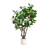 Nearly Natural 6ft. Green Audrey Ficus Indoor Artificial Tree