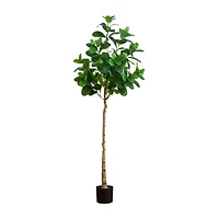 Nearly Natural 6ft. Green Audrey Ficus Indoor Artificial Tree
