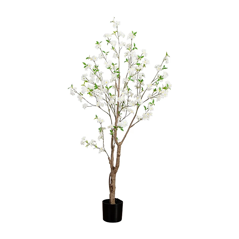 Nearly Natural 6ft. Green Deluxe Cherry Blossom Indoor Artificial Tree