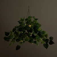 Nearly Natural 24in. Green Lighted Philodendron Artificial Plant