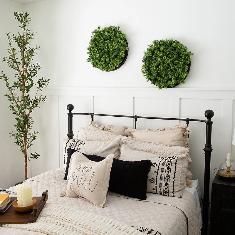 Nearly Natural 20in. Green Irish Meadow Wall Panel Artificial Plant
