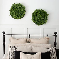 Nearly Natural 20in. Green Irish Meadow Wall Panel Artificial Plant