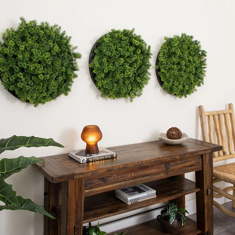 Nearly Natural 20in. Green Irish Meadow Wall Panel Artificial Plant