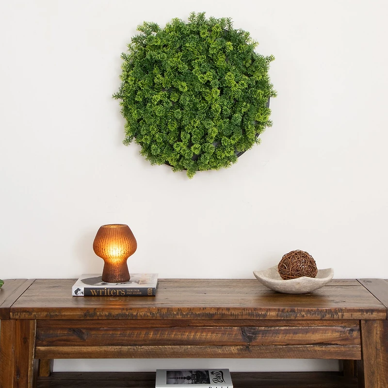 Nearly Natural 20in. Green Irish Meadow Wall Panel Artificial Plant