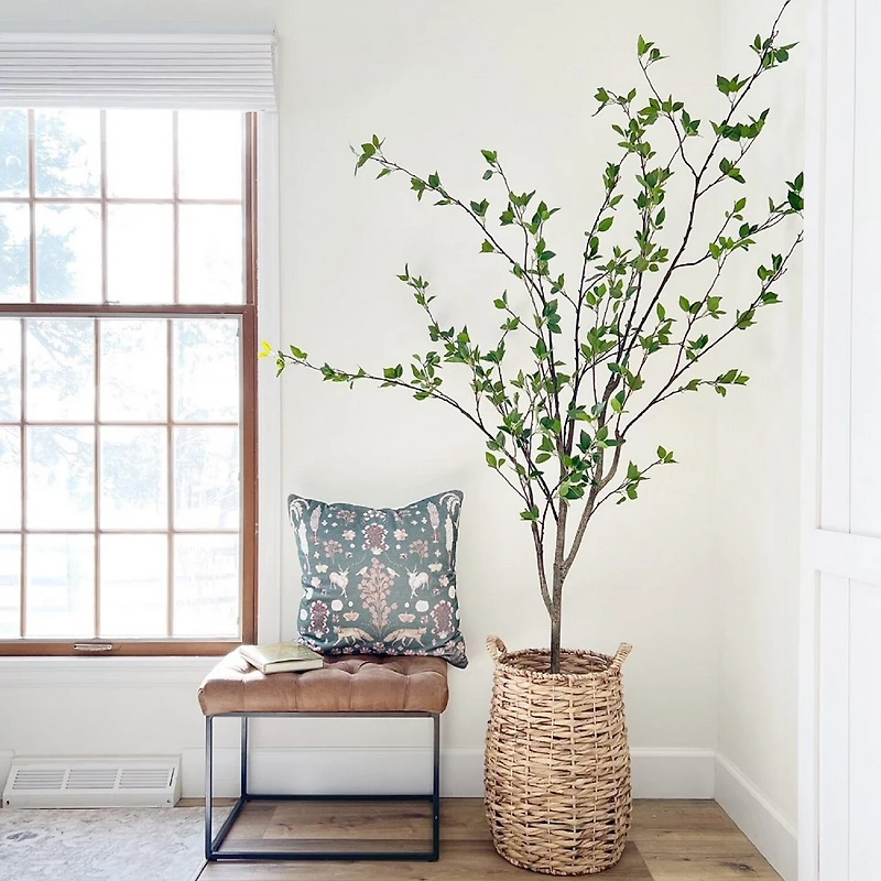 Nearly Natural 6.5ft. Green Citrus Indoor Artificial Tree