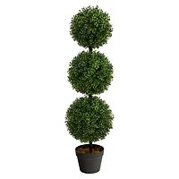 Nearly Natural 3ft. Green Boxwood Topiary