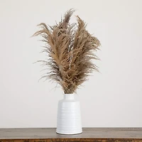 Nearly Natural 30in. Brown Dried Natural Pampas Floral Arrangement