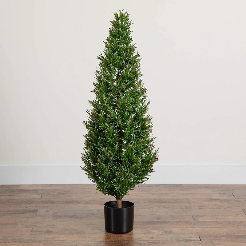Nearly Natural 4ft. Green Rosemary Topiary