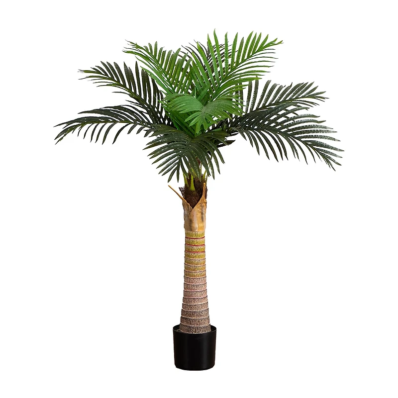 Nearly Natural 4ft. Green Coconut Palm Indoor Artificial Tree