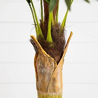 Nearly Natural 4ft. Green Coconut Palm Indoor Artificial Tree