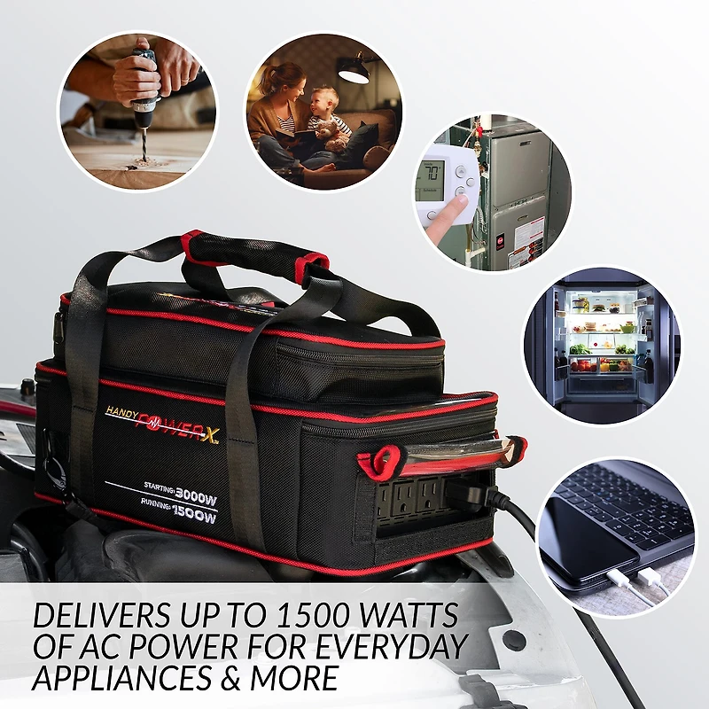 Handy Power X HPX1530INVCBLBG Power Source 1500W/3000W