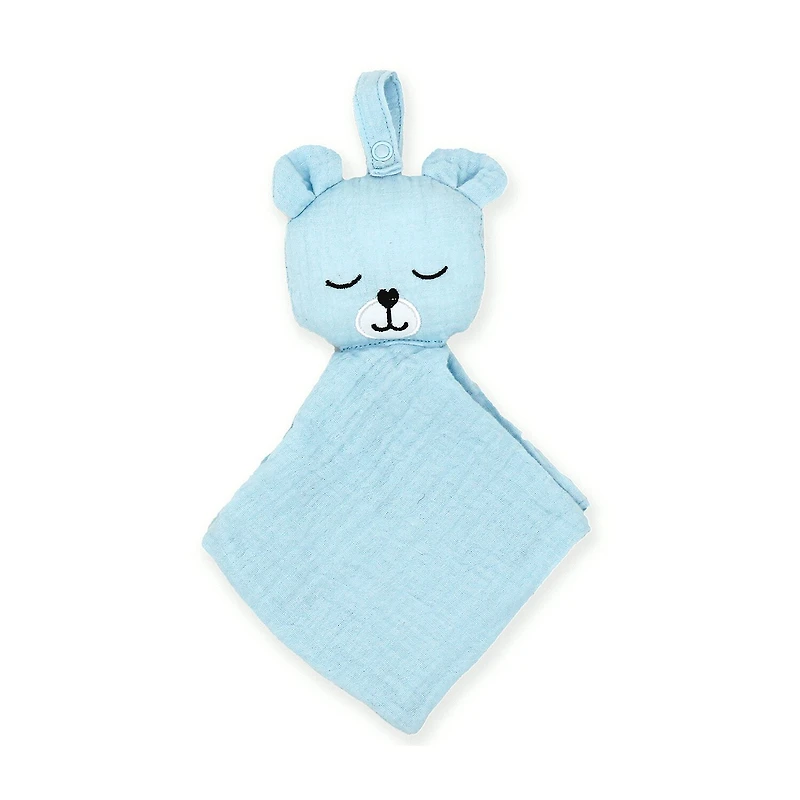 3 Stories Trading Company Baby Muslin Pacifier Keeper With Plush Nunu 2-pc.