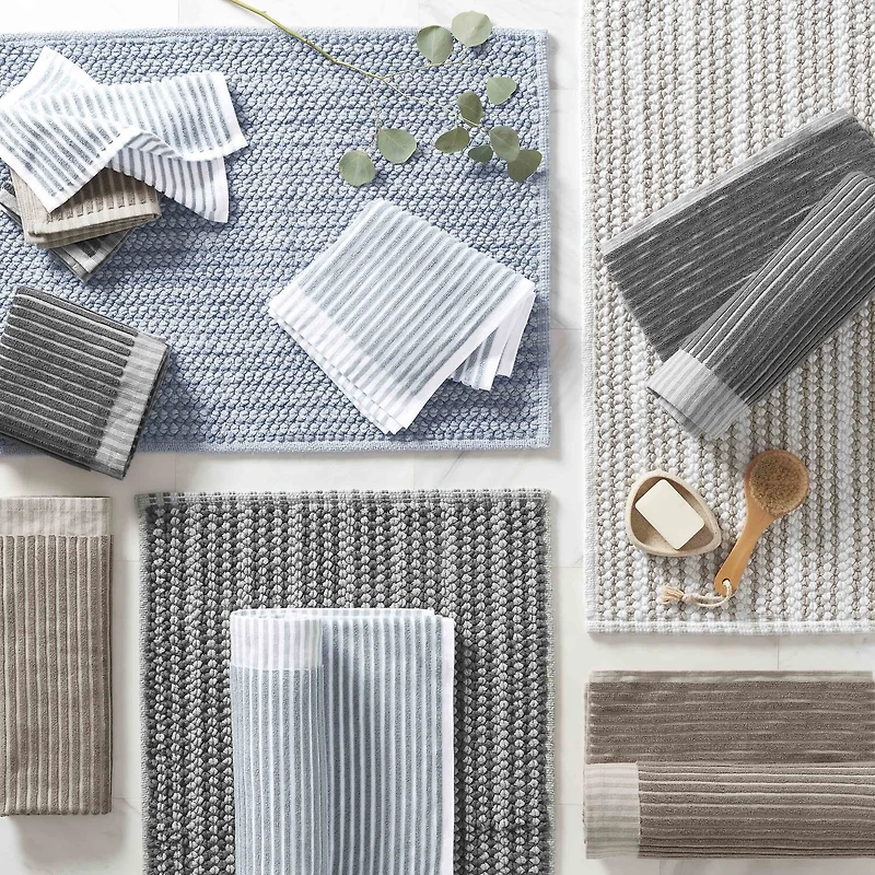 Martex Martex Sculpted Stripe Quick Dry Striped Bath Towel