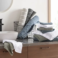 Martex Martex Slub Stripe Quick Dry Striped Bath Towel