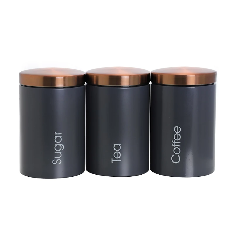 MegaChef Essential Kitchen Storage 3-pc. Canister