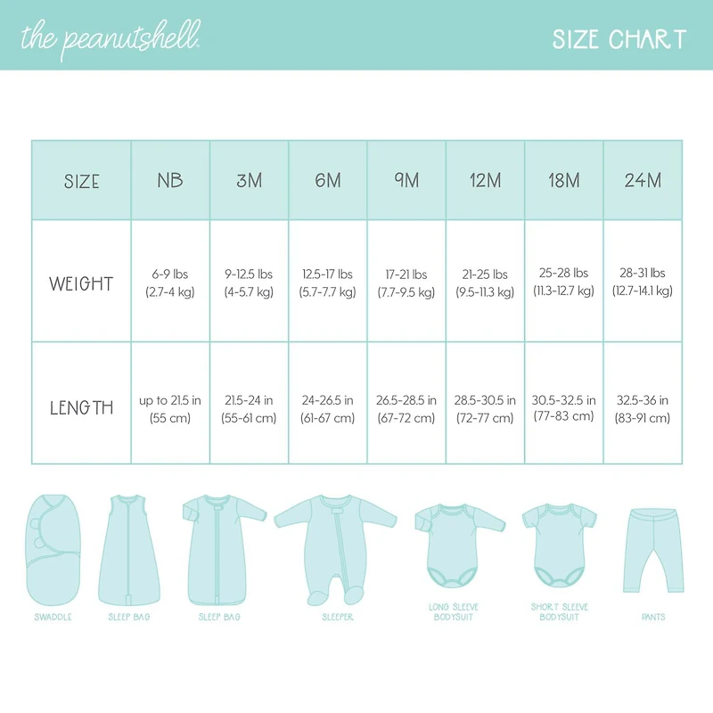 The Peanutshell Baby Unisex Easy-on + Easy-off Mid Rise Straight Regular Fit Pull-On Pant