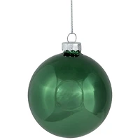 Northlight 3" Finish Glass Ball And Onion 9ct Christmas Ornament
