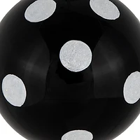 Northlight 4" Polka Dot Glass Ball Christmas Ornament