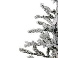 Northlight 36" Green Flocked Alpine Coral 3 Foot Flocked Pine Christmas Tree
