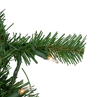Northlight 9ft Prelit Dorchester Pine Artificial Clear Lights Christmas Indoor Garland