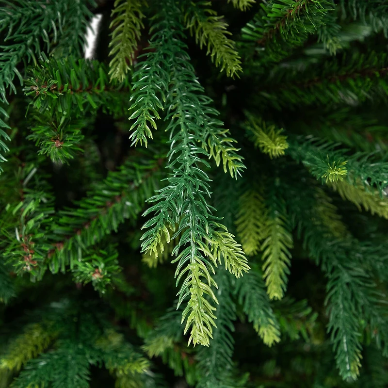 Northlight 7ft Twotone River Deer Pine Full Artificial 6 1/2 Foot Pine Christmas Tree
