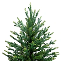 Northlight 7ft Twotone River Deer Pine Full Artificial 6 1/2 Foot Pine Christmas Tree