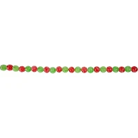 Northlight 6ft Glittered Candy Drop Christmas Indoor Garland