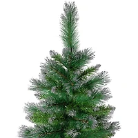 Northlight 6ft Twotone Spruce Pine Glitter Tip Medium Artificial 6 Foot Pine Christmas Tree